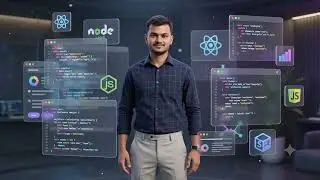 Premium MERN Stack Developer Portfolio Animation | 3D Hero Section Design