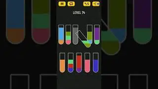 Water sort Puzzle | Level 74 | Gameplay Walkthrough