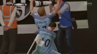 FIFA 17 De Bruyne Nutmeg Long Shot Goal!