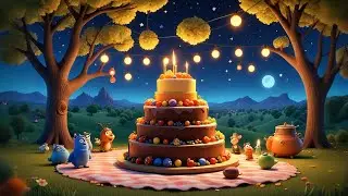 The Bee Baked a Honey Cake 🐝🍰 | Fun Storytime for Kids | Learn Animal Names & Baking Vocabulary