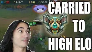 High Elo Singed Player Gets Carried Often