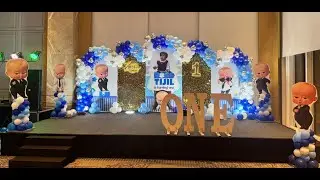 Elegant Boss Baby Theme Birthday Party at Holiday Inn Lucknow | 5 Star Decor by Khoobsurat Events