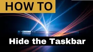 Как скрыть панель задач в Windows 11