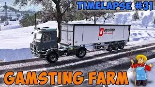 Farming Simulator 17 | Gamsting Farm with Seasons | Timelapse #31 | Selling corn and potatoes