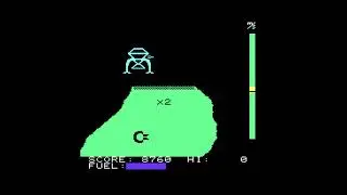 Jupiter Lander (1982) on VIC-20 – Retro Gameplay Session