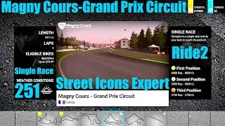 Ride2: PS4 Magny Cours-Grand Prix Circuit -Single Race - Street Icons Expert Sport Bikes Up To 570PP