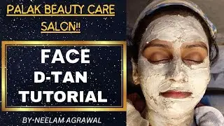 D-Tan Facial Step by step | Face D-Tan | facial with D-Tan tutorial for beginners #facial #trending 