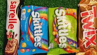 ASMR for gourmets: unboxing Skittles, Twix and Turkish chocolate