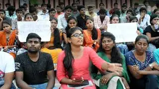 UGC students protest against cancellation of GO64. #wesupportGO64