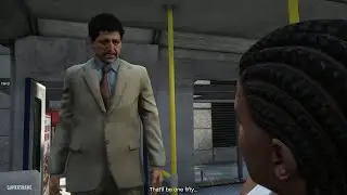 GTA 5 [NV mod] The Bus Assassination [100%, Gold medal]