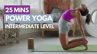 20 Mins Energizing Power Yoga Flow - Intermediate