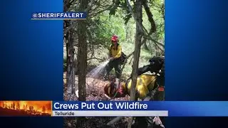 Fire Near Telluride Airport Sparked By Power Line