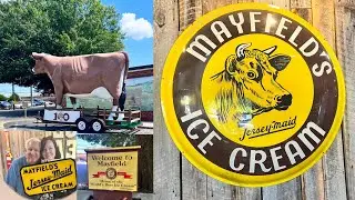 Mayfield Dairy Tours and Eating Ice Cream - Athens TN  History & Store