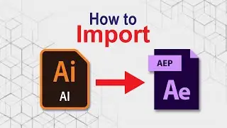 How to Import AI file  in After effect | Bangla tutorial