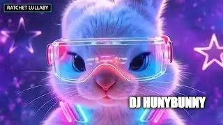 Cosmic Bunny Takes the DJ Deck | Animated Neon Music Video