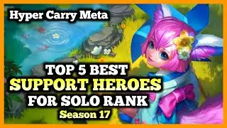 TOP 5 BEST SUPPORT HEROES IN MOBILE LEGENDS | HYPER CARRY META | SEASON 17, 2020 | SOLO RANK UP HERO