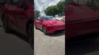 Model Y wrapped in red PPF 😍 @aslye