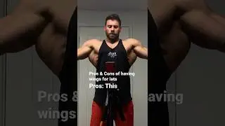 Life isn&rsquo;t easy with lats this big, but it is fun&hellip; #bodybuilding #aesthetics #backworkout