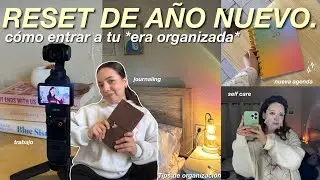ORGANIZANDO MI 2026⭐️ tips de productividad, agenda nueva, cuidado personal, reset de hogar y más!
