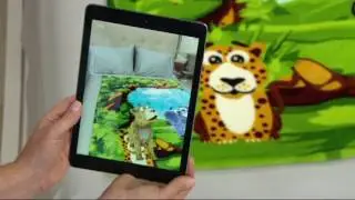 AniMates Augmented Reality Jungle Blanket by MiniMates on QVC
