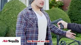 Close up Air Squib on actor
