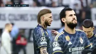 PES 2021| Sergio Ramos scores a super freekick against Sevilla| La Liga 2027/2028