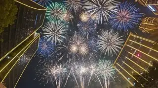 NYE 2026 FIRE WORKS DISPLAY AT ROCKWELL