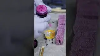 Putting the Handle on a Damascus Kitchen Knife