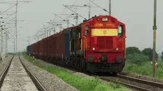 Guntakal WDG3A Twin Alco's | Gooty WDG4 and WDG4D hauled Freight Train | Indian Railways