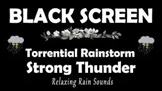 🌧 Rain Sounds Blackout &ndash; 8 Hours | Focus & Sleep to Nature's Calm Rumble 🌧