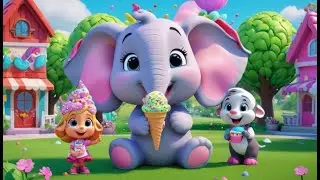 Ellie Elephant Eats Ice Cream | Sweet Treat Song for Toddlers | Fun Food Rhyme with Colors & Joy