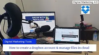 How to create a dropbox account & manage files in cloud
