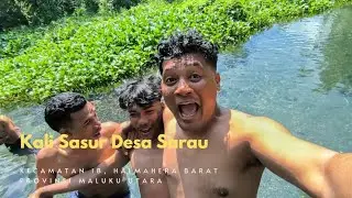 Mandi Pagi di Kali Sasur Desa Sarau