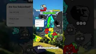 How Hated Is Your Country On Social Media? #shorts #mapping #geography