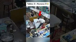 Humans vs Tables 😂 | Caught on CCTV | Funny Fail Short