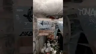 underneath an abandoned mill in Minneapolis
