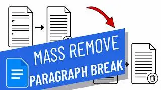How to Mass Remove Paragraph Breaks in Google Docs