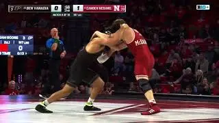 Камден МакДэнел, борец команды Nebraska Husker, 197, 09.01.2026 против Бена Ванадиа, Purdue #husk...