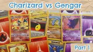 Pok&eacute;mon TCG Battle - Charizard vs. Gengar (Base Set Series) Part 1