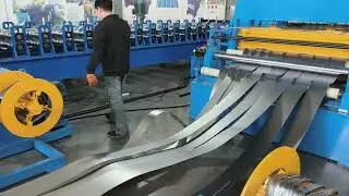 4mm metal steel coil slitting line Light heavy gauge Slitting line Steel coil slitting machine