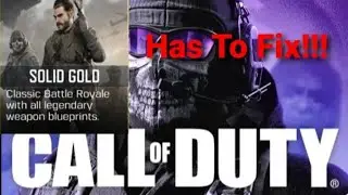 Cod Mobile Has to Fix These Bugs In Solid Gold (Cod mobile Battle Royale)