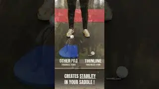 ThinLine Comfort Half Pad, 95% Shock-absorbing SaddlePad