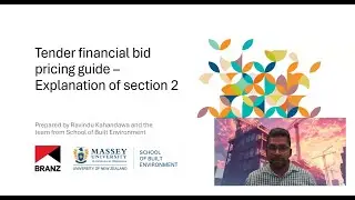 Tender financial bid pricing guide (FITBID) &ndash;Explanation of section 2 - part 1