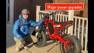 99% upgraded Hidoes B6 ebike, first ride with new battery, controller, and motor