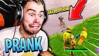 THEKAIRI78 M'A LACH&Eacute; A CAUSE DE CE PRANK CADDIE SUR FORTNITE BATTLE ROYALE !!!