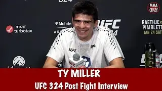 Ty Miller Reacts to Bruce Buffer messing up the intro & TKO over Adam Fugitt at UFC 324
