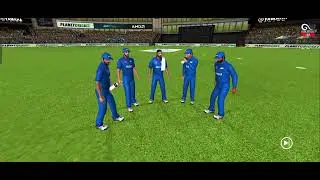 India & Australia live real cricket 20 wicket trick balling line