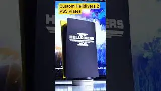 #helldivers2 Custom #PS5 plates Made by me! #customps5 #gaming