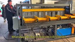 6-14mm Hydraulic crimped wire mesh machine for quarry vibrating screen #crimped #screen #mining