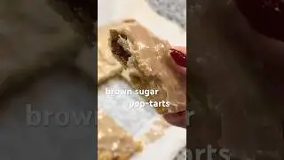 brown sugar pop-tarts 🤎✨ #comfortfood #brownsugar #poptarts #snacks #foodlover
